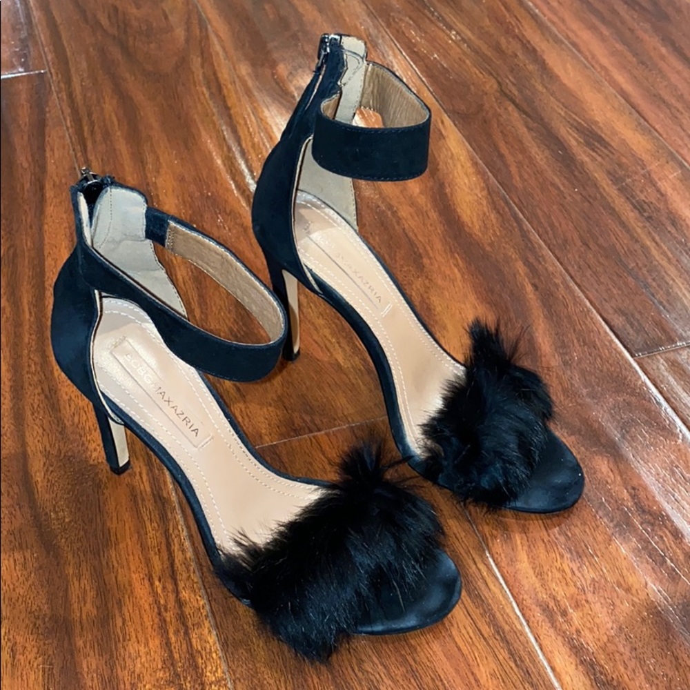 Bcbg furry heels
